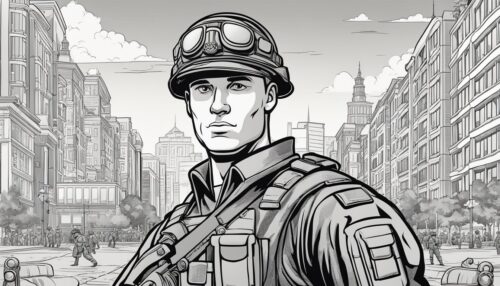 Soldier Coloring Page