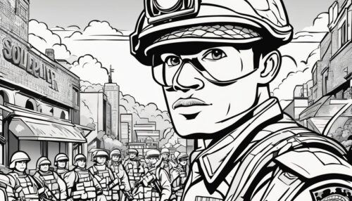 Soldier Coloring Page