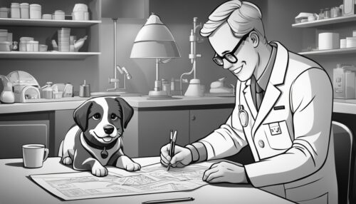 Veterinarian Coloring Page