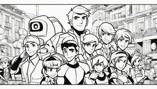 Popular Ben 10 Coloring Pages