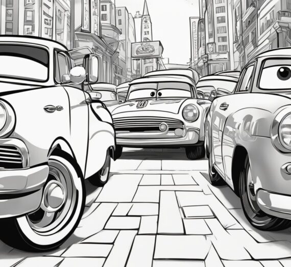 Cars 2 Pictures to Color: 28 Free Colorings Book