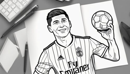 Types of Robert Lewandowski Coloring Pages