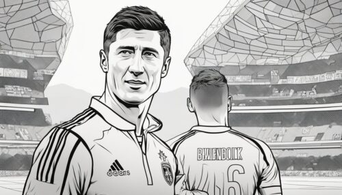 Types of Robert Lewandowski Coloring Pages