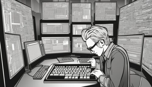 Computer Programmer Coloring Page