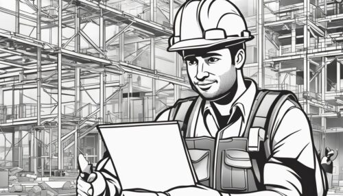 Construction Worker Coloring Page