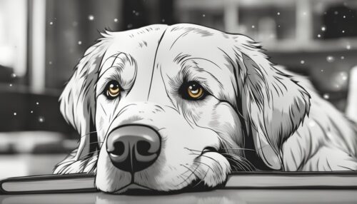 Golden Retriever Coloring Page