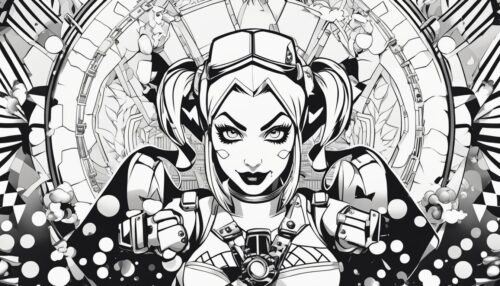 Harley Quinn Pictures to Color