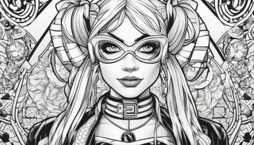 Harley Quinn Coloring Pages