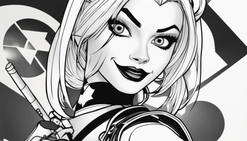 Harley Quinn Coloring Pages