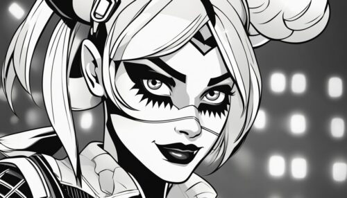 The Art of Coloring Harley Quinn