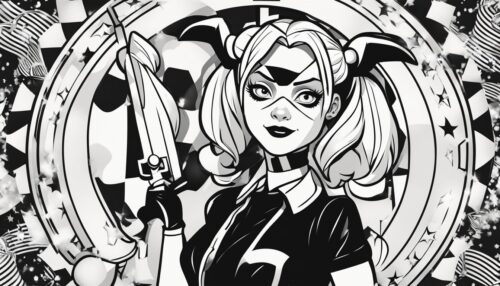 Harley Quinn Pictures to Color