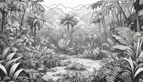 Jungle Pictures to Color