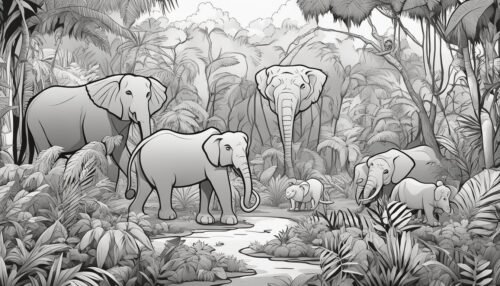 Jungle Coloring Pages