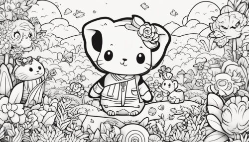 Kawaii Coloring Pages for Different Age Groups