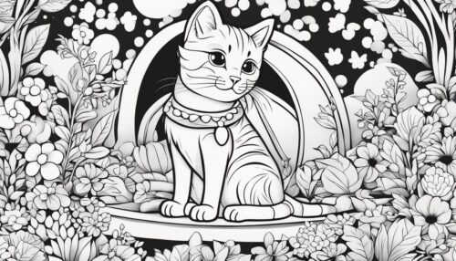 Kitty Coloring Pages