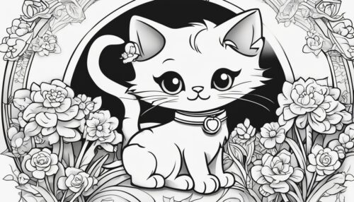 Kitty Coloring Pages