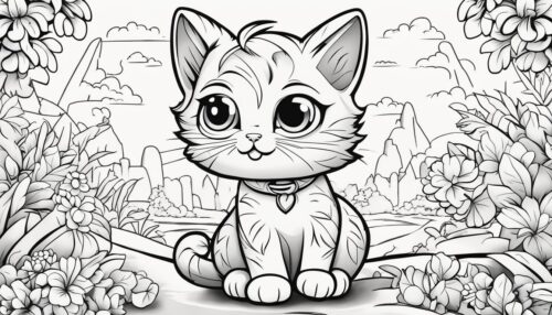 Kitty Coloring Pages