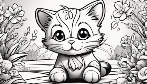 Kitty Coloring Pages