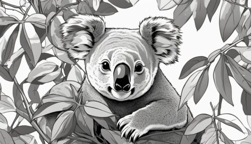 Koala Coloring Page