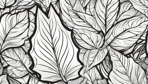 Leaf Coloring Pages Collection