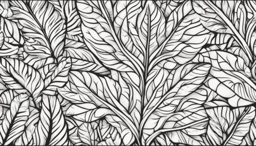 Leaf Pictures to Color