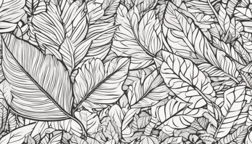 Leaf Pictures to Color