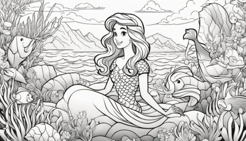 Little Mermaid Pictures to Color