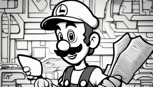 Exploring Luigi Coloring Pages