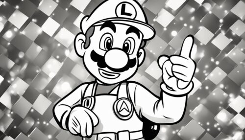 Exploring Luigi Coloring Pages