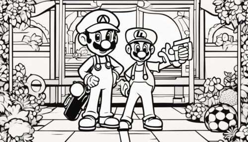 Luigi Pictures to Color