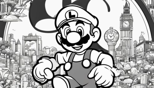 Luigi Pictures to Color