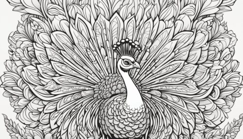 Peacock Coloring Page