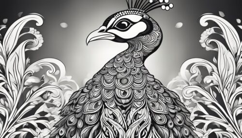 Peacock Coloring Page