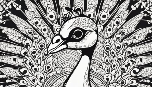 Peacock Coloring Page