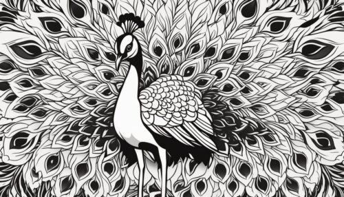 Peacock Coloring Page