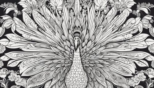 Peacock Coloring Page