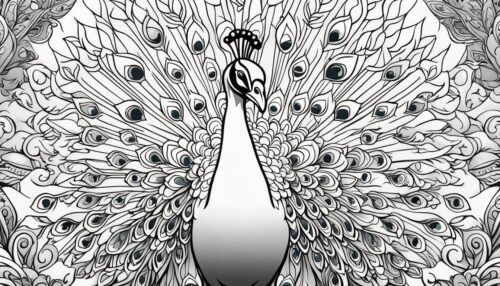 Peacock Coloring Page