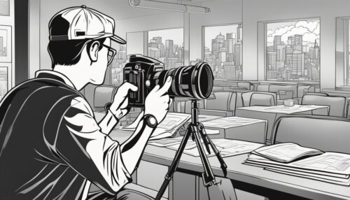 Types of Photographer Coloring Pages