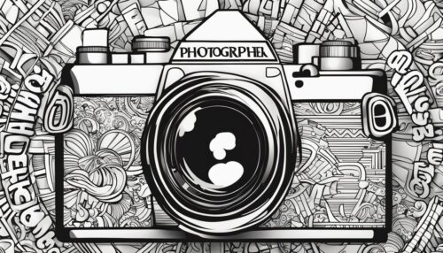 Types of Photographer Coloring Pages