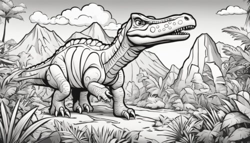 Pictures to Color Dinosaurs