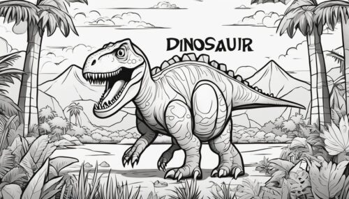 Pictures to Color Dinosaurs