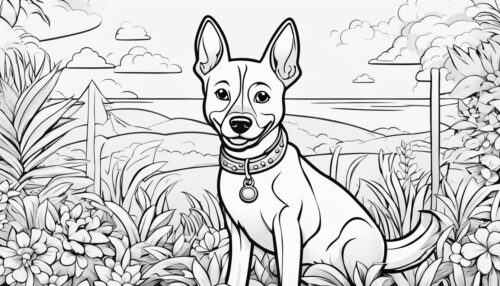 Pictures to Color Dogs