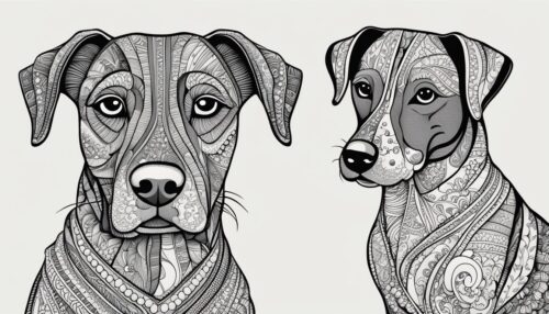 Pictures to Color Dogs