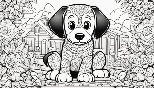 Pictures to Color Dogs