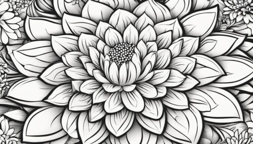 Pictures to Color Flowers