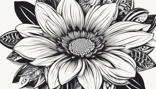 Pictures to Color Flowers