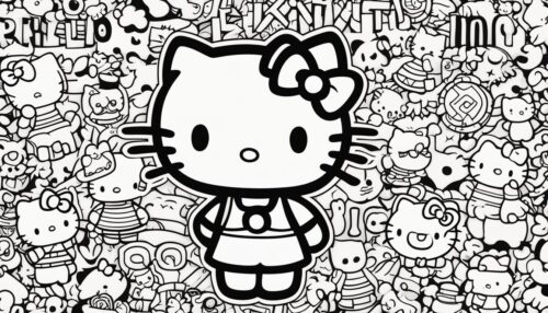 Pictures to Color Hello Kitty