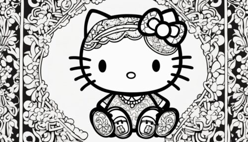 Pictures to Color Hello Kitty