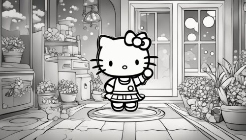 Hello Kitty Coloring Pages for Different Occasions