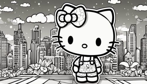 Pictures to Color Hello Kitty